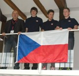 Český team na uvítacím ceremoniálu