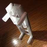 zatištěná pásnice ve výsledku v průhledném matroši